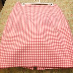 JCrew Gingham Skirt